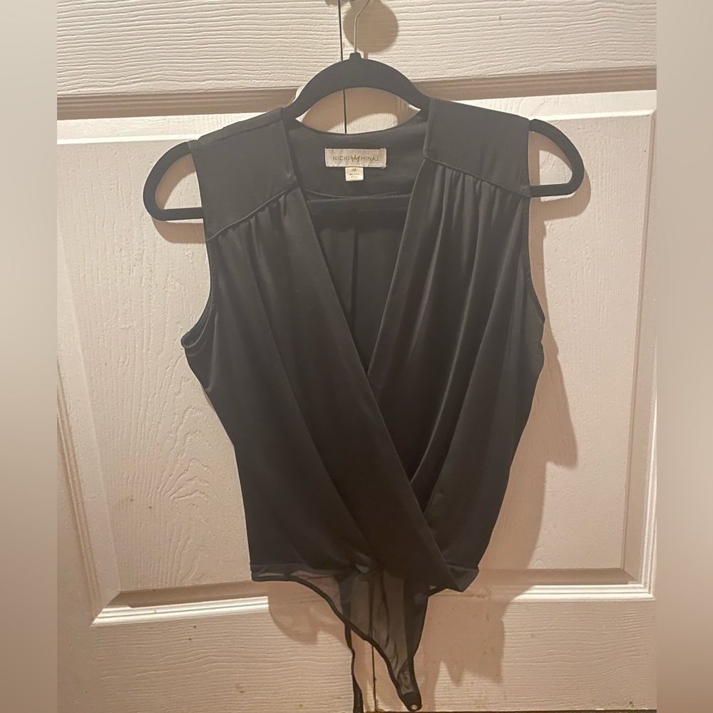 Nicki Minaj bodysuit (open breast)